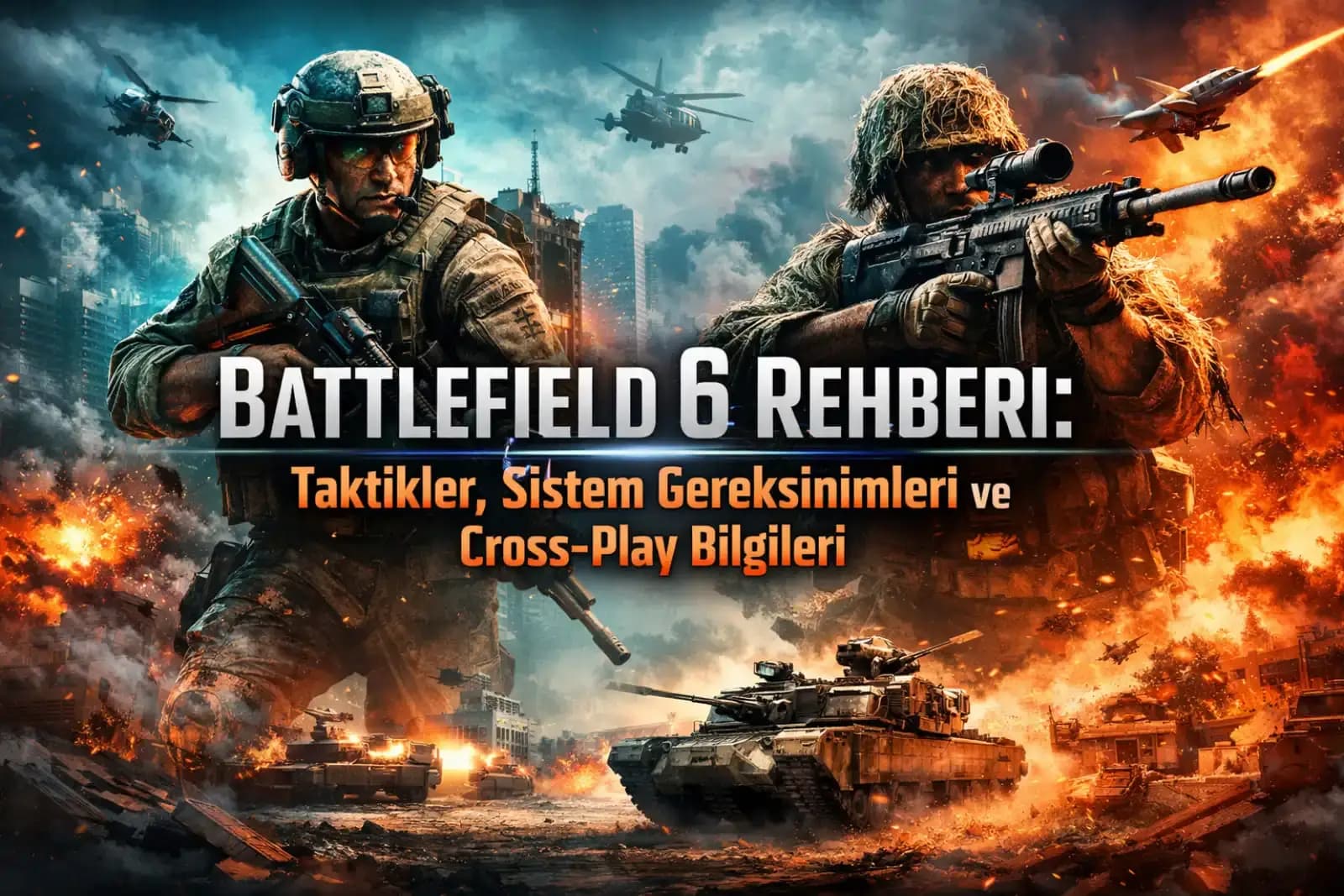 Battlefield 6 Rehberi (2026): Başlangıç, Ayarlar + Taktikler + BF6 Ekip Arkadaşı Bulma